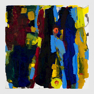 Painting Something blue von Beate Rusch