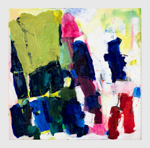 Painting Blue rhythm von Beate Rusch