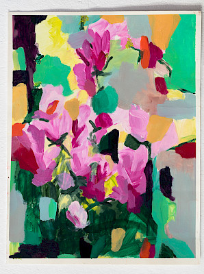 Magnolien auf Papier: Bild von Beate Rusch