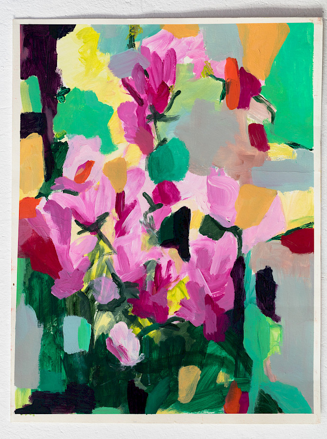 Magnolien auf Papier: Bild von Beate Rusch